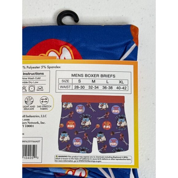 Tootsie Roll Pops Boxer Briefs Mens Graphic Novelty Dad Gift Silly Crazy Sz L - Picture 4 of 4